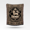 Ecclesiastical Lamb & Scroll Woven Blanket