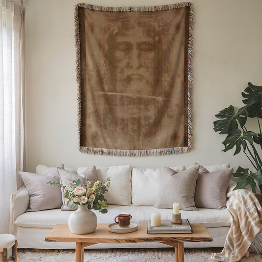 Rustic Tapestry Wall Hanging for Cozy Living Room Decor
