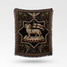 Sacred Agnus Dei Heritage Woven Blanket