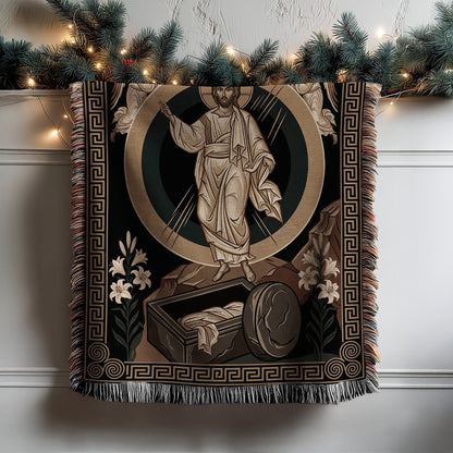 Religious Christian Art Blanket for Home Decor