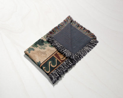 CalmNestStyle Moses Parting the Red Sea jacquard woven blanket