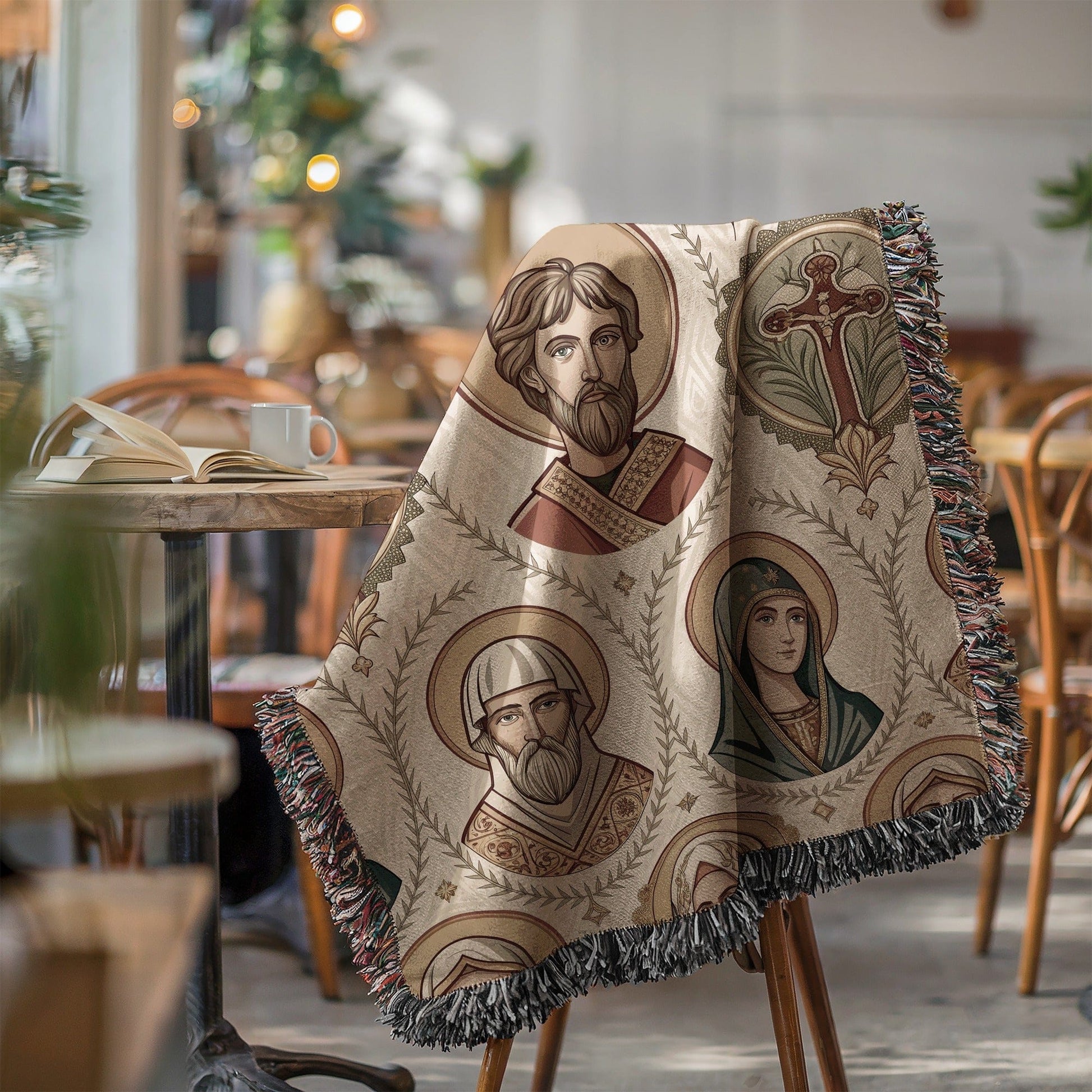 Intricately Designed Decorative Blanket for Home Decor