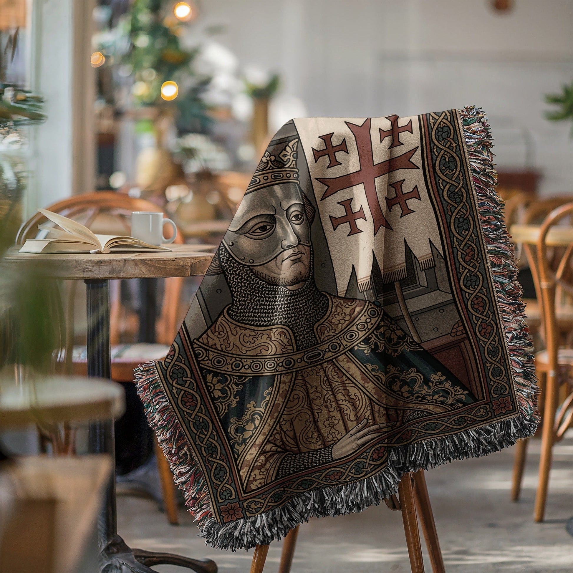 Medieval Knight Tapestry for Home Decor and Collectors