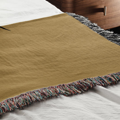 CalmNestStyle Byzantine Double Headed Eagle Flag Woven Blanket jacquard woven blanket