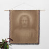 A Quiet Moment with Christ Jesus Woven Blanket