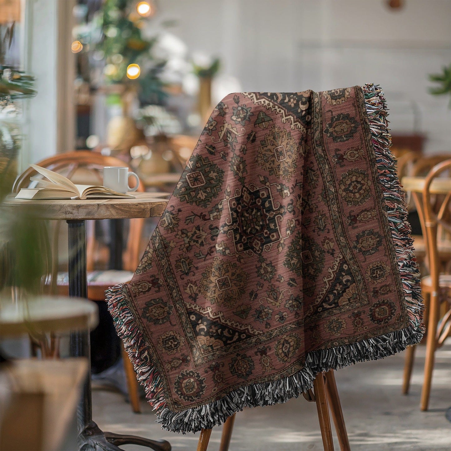 Stunning Patterned Tapestry Throw Blanket