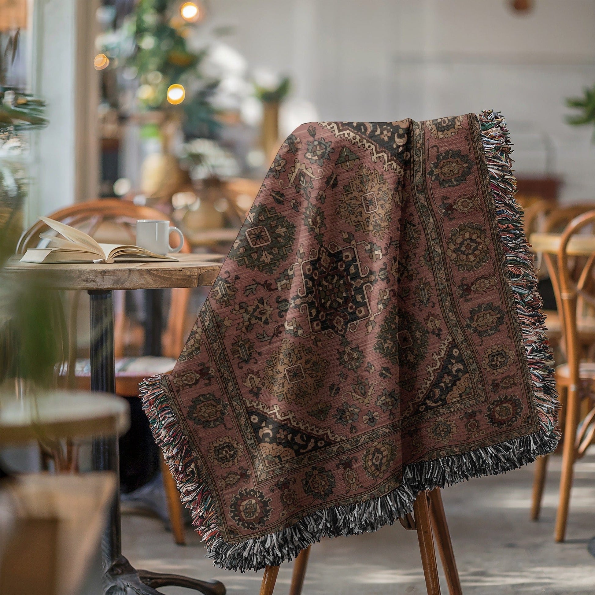 Stunning Patterned Tapestry Throw Blanket