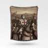 Baldwin IV Leading Crusaders Towards Jerusalem Baldwin IV Woven Blanket