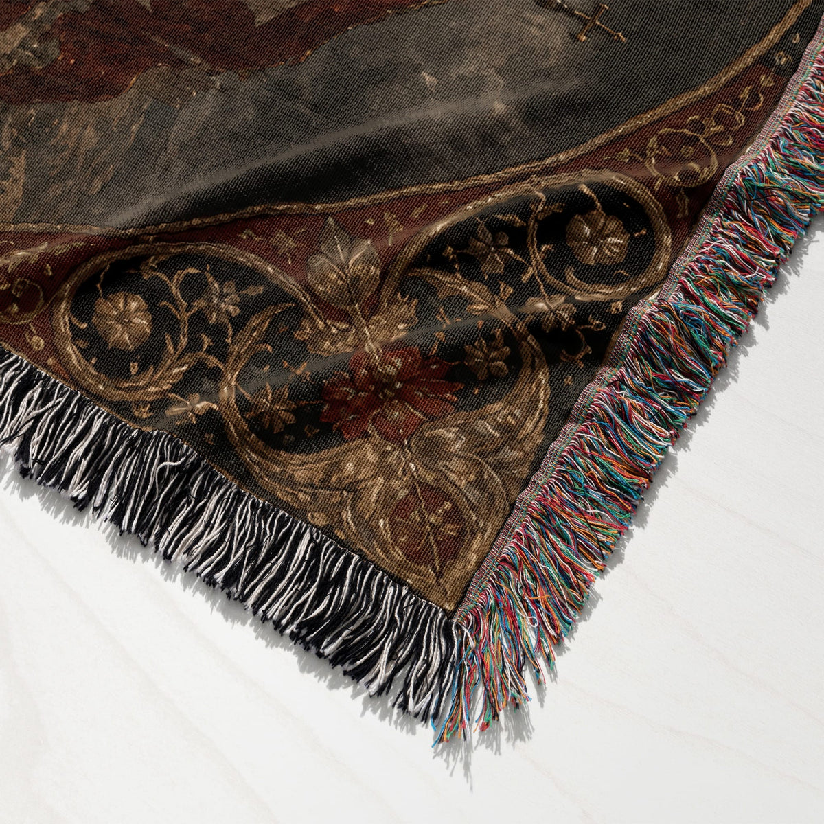 CalmNestStyle Baldwin IV on Horseback Before Jerusalem jacquard woven blanket
