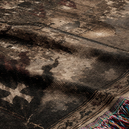 CalmNestStyle Baldwin IV Rides with His Army jacquard woven blanket