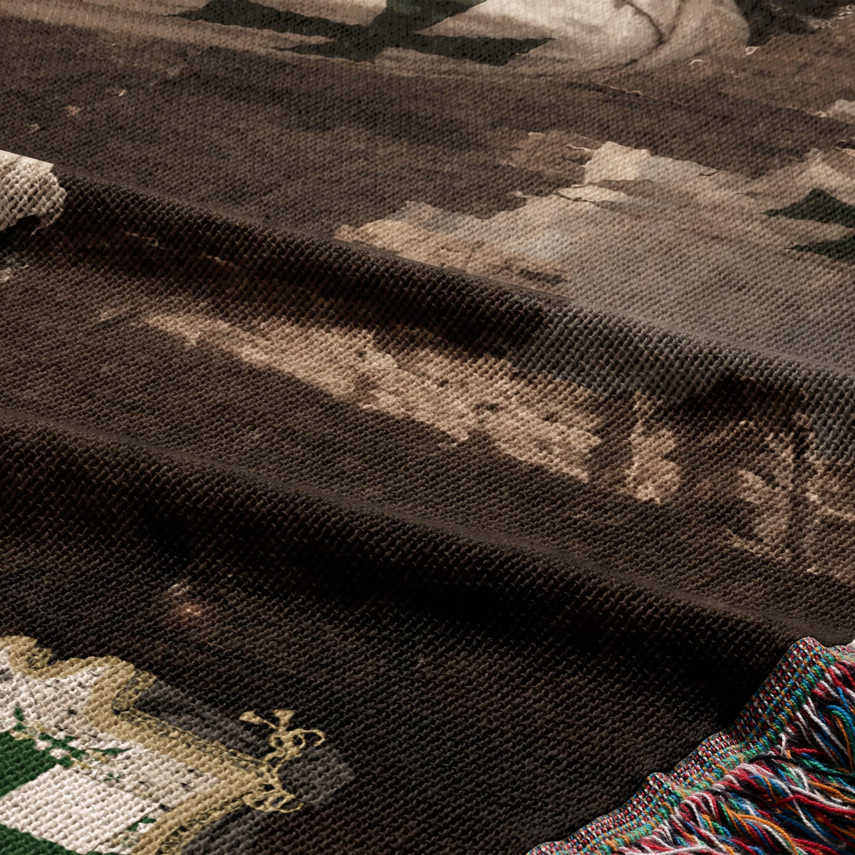 MyDesigns Saint Lazarus I The Hospitaller's Work at Jerusalem jacquard woven blanket