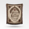 Veritas Liberabit Templar Woven Blanket