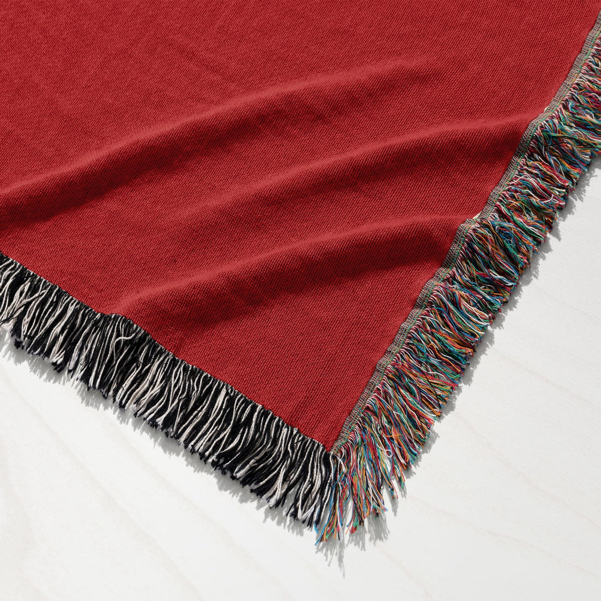 CalmNestStyle Jesus Is King Jerusalem Cross Woven Blanket jacquard woven blanket