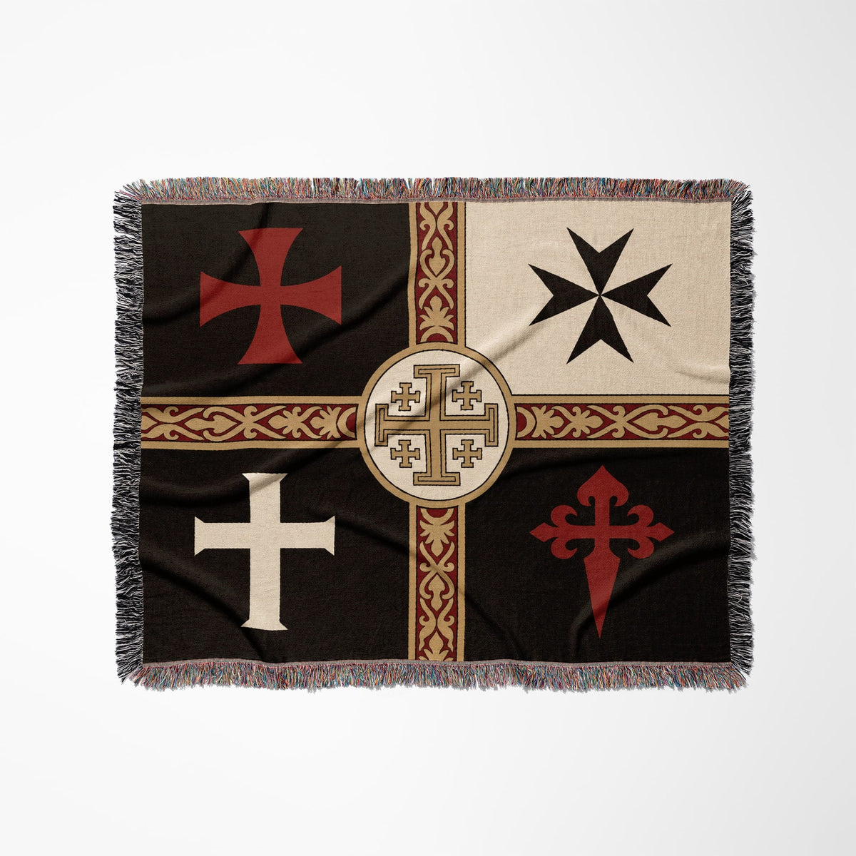MyDesigns Ancient Orders I Night jacquard woven blanket