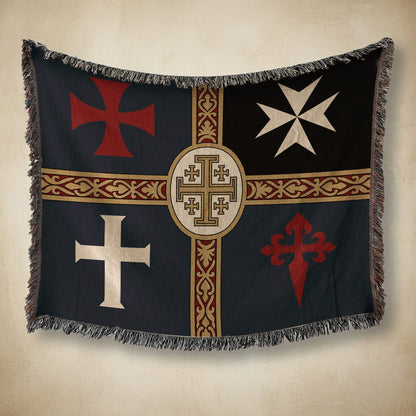 MyDesigns Ancient Orders I Royal Navy jacquard woven blanket