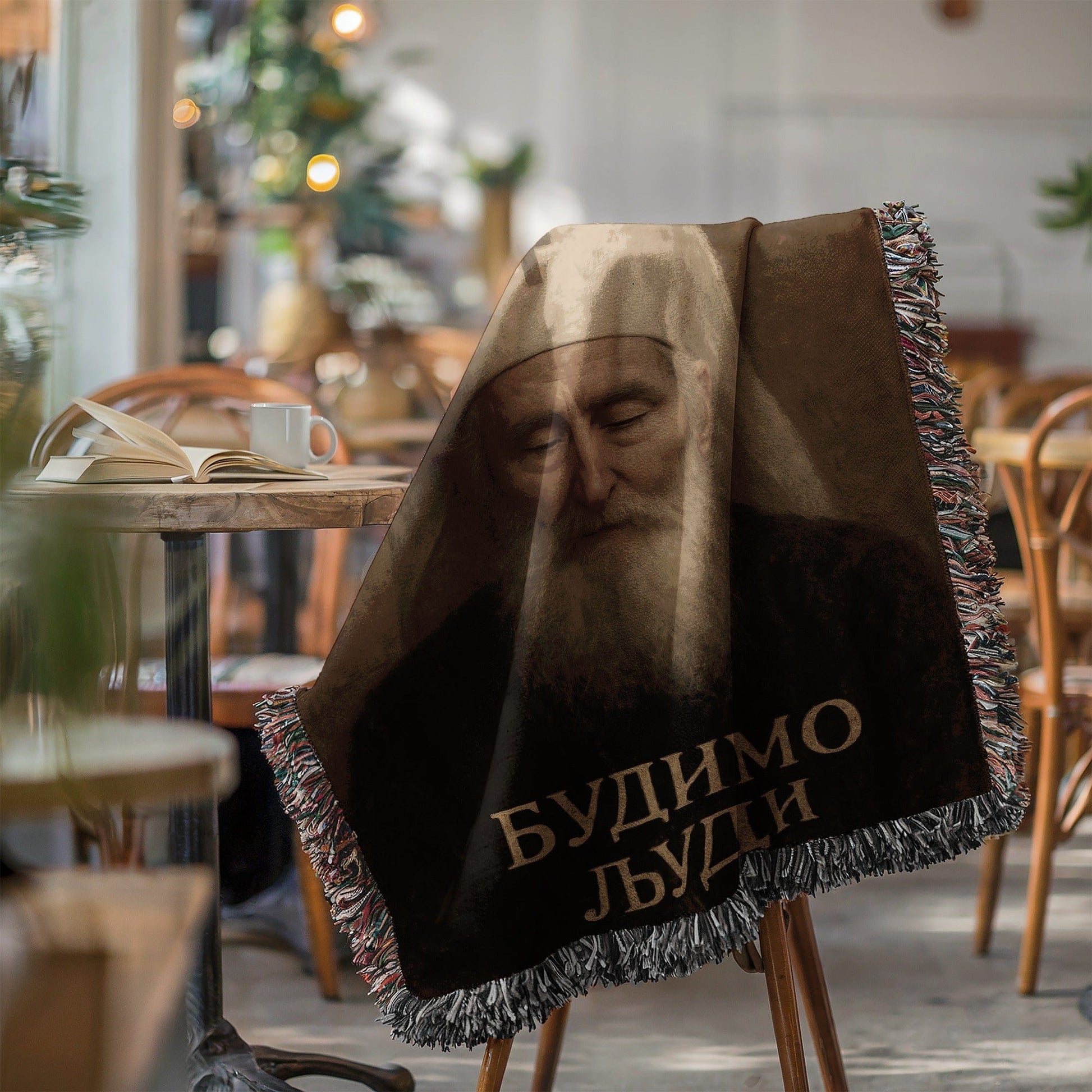 Inspirational Orthodox Priest Blanket for Home Decor