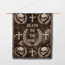 Death to World Orthodox Tapestry Symbolism Religious Art