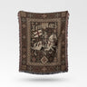 Templar Knight Woven Blanket Crusader Horse Throw