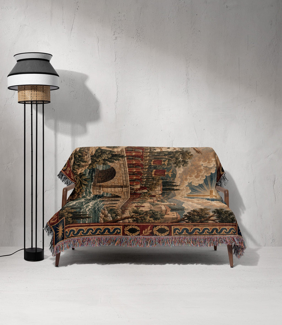 CalmNestStyle Constantine In Hoc Signo Vinces jacquard woven blanket