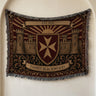 Malta Fortress Woven Blanket I Name & Est. Date