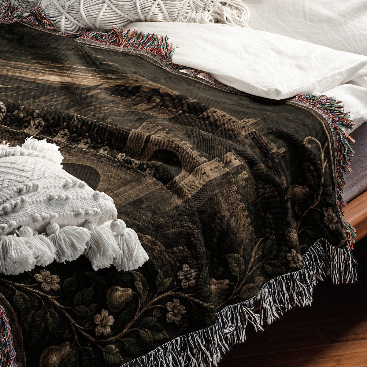 MyDesigns Order of Alcántara I The Standard at the Bridge jacquard woven blanket