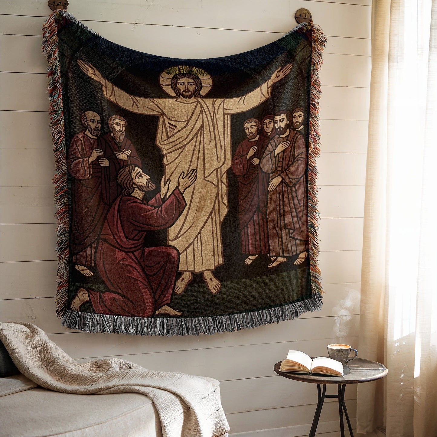 Jesus and Disciples Religious Decorative Tapestry