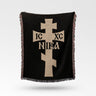 NIKA Cross Faith Woven Blanket