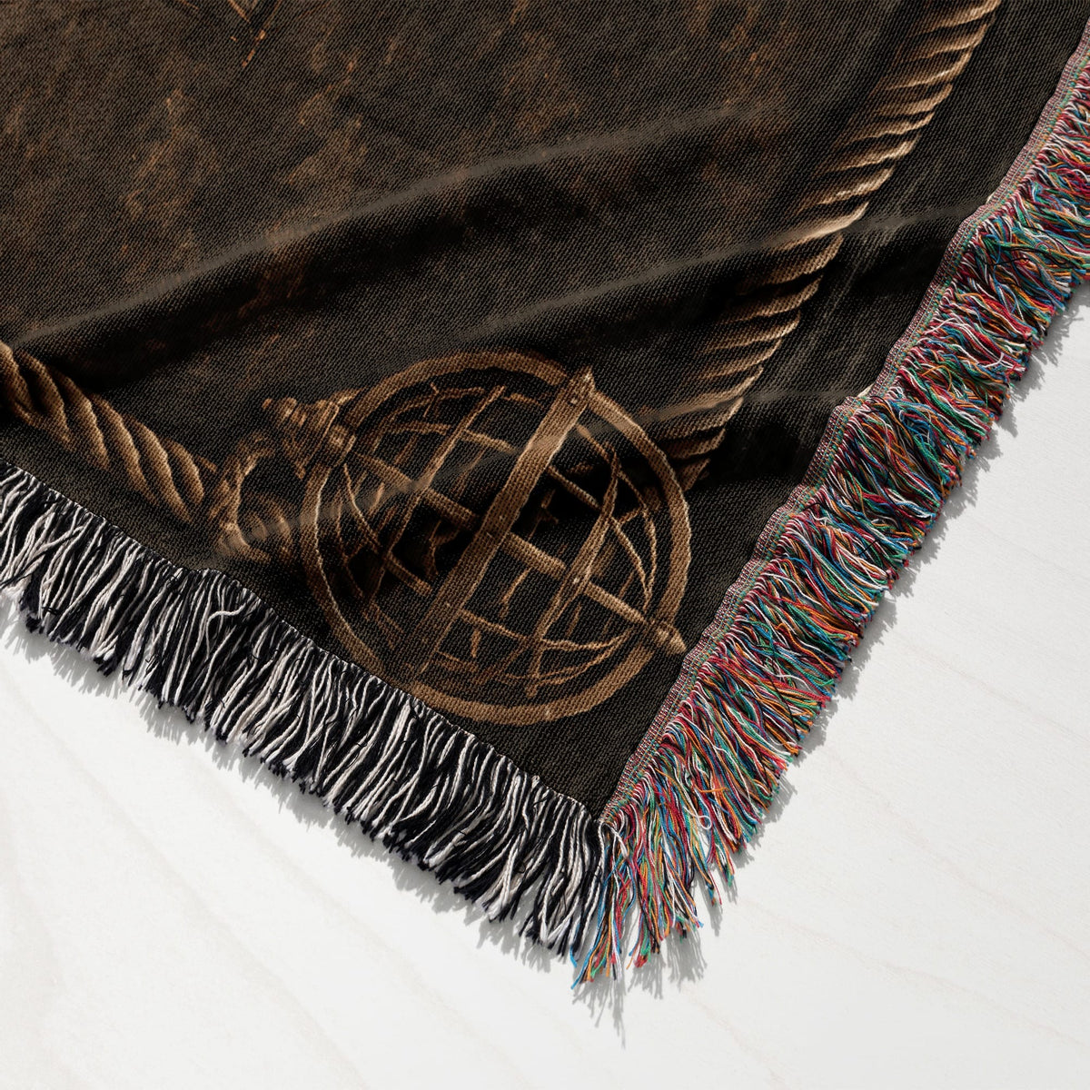 MyDesigns Order of Christ – The Caravel at the Quay jacquard woven blanket