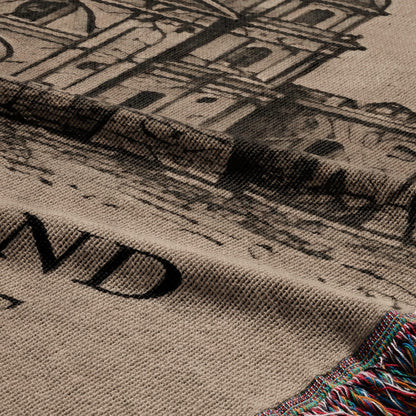CalmNestStyle Militia Hospitalis For God and His People Woven Blanket jacquard woven blanket