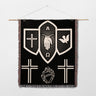 Divine Emblems Woven Faith Blanket