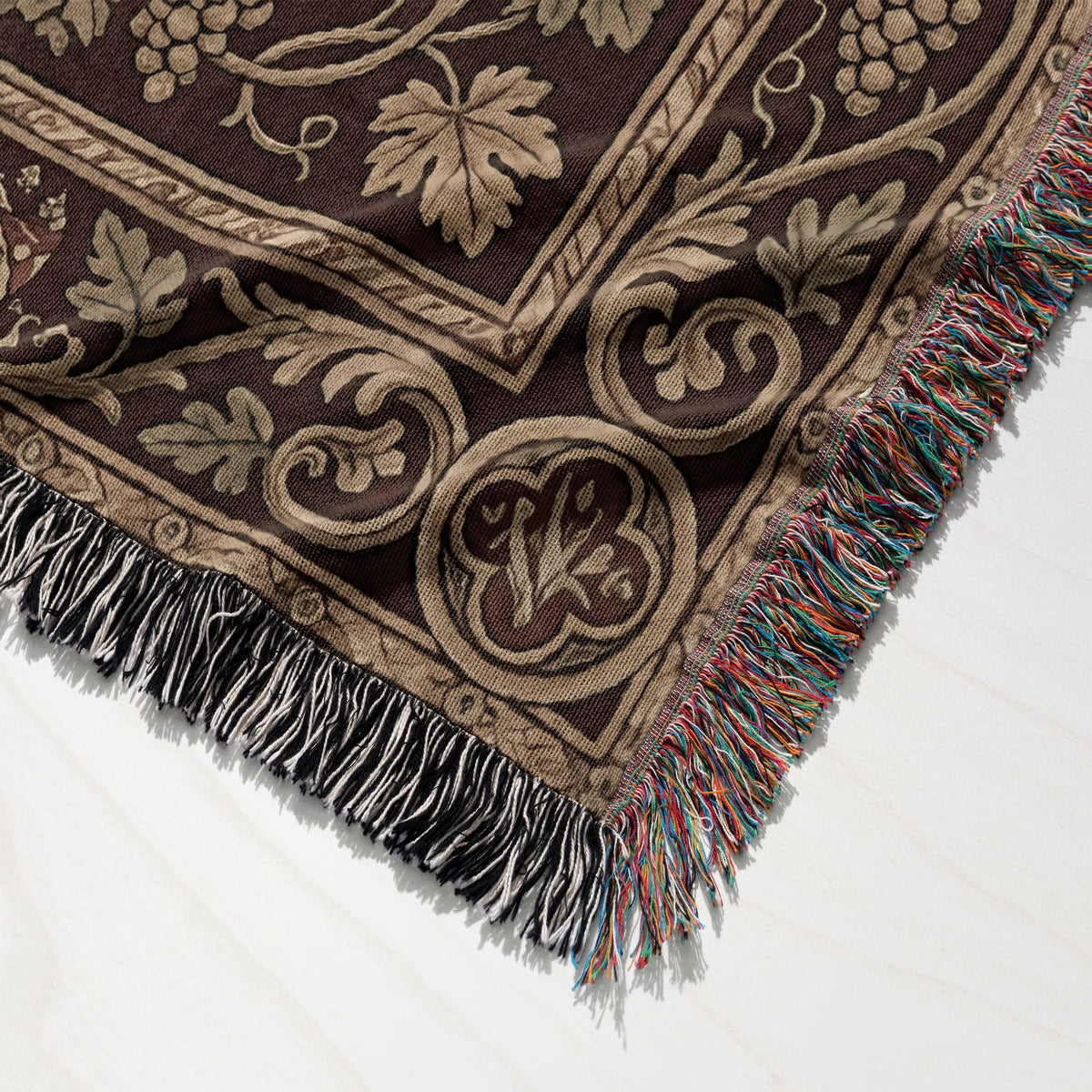 CalmNestStyle Agnus Dei Tapestry Woven Blanket jacquard woven blanket