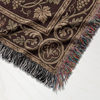 CalmNestStyle Agnus Dei Tapestry Woven Blanket jacquard woven blanket