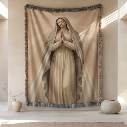 Religious Virgin Mary tapestry home decor product