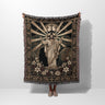 Glorious Jesus Christ Resurrection Lilies Roses Woven Blanket