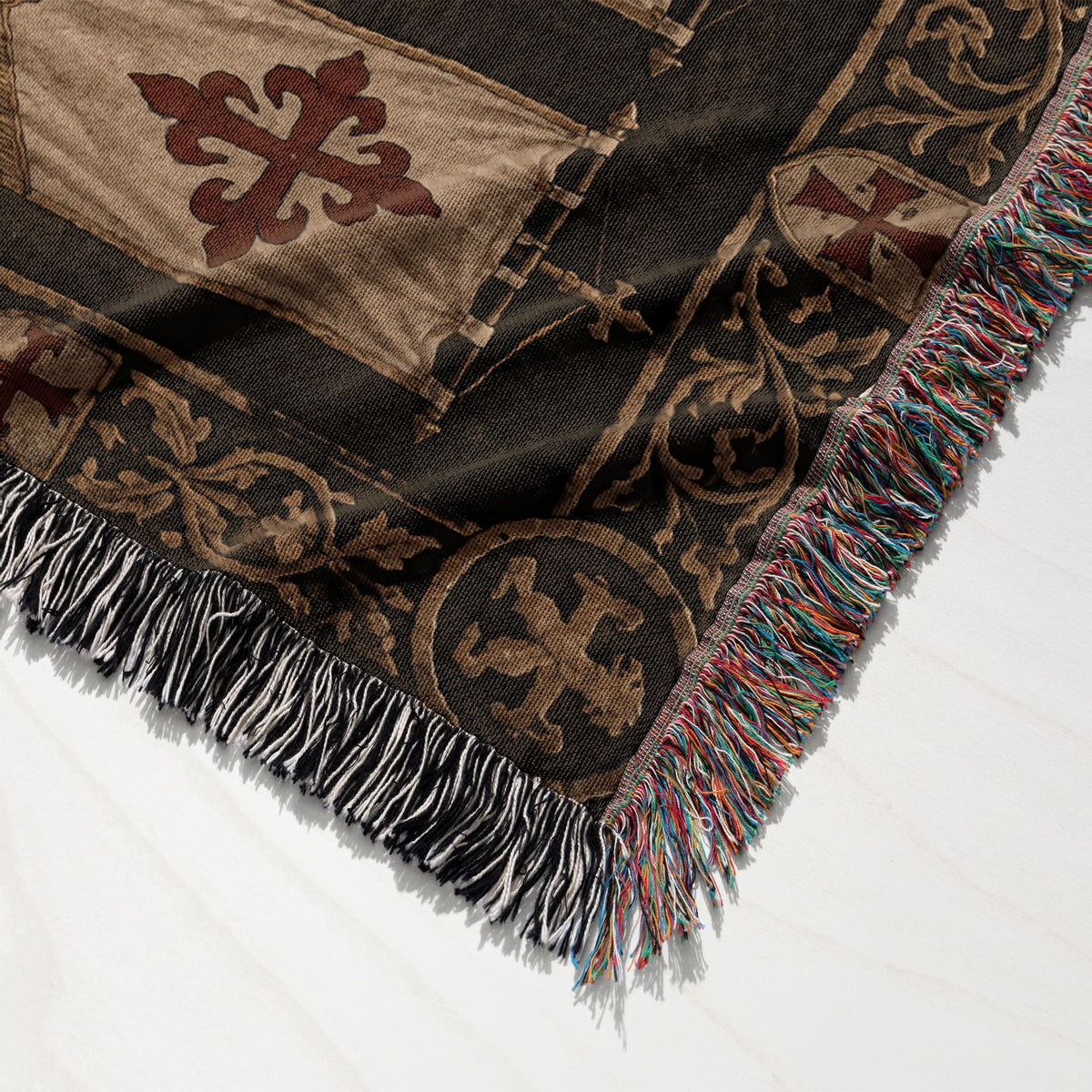 MyDesigns Seven Banners of the Christian Orders jacquard woven blanket