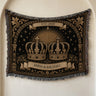 Two Crowns Woven Blanket I Name & Est. Date