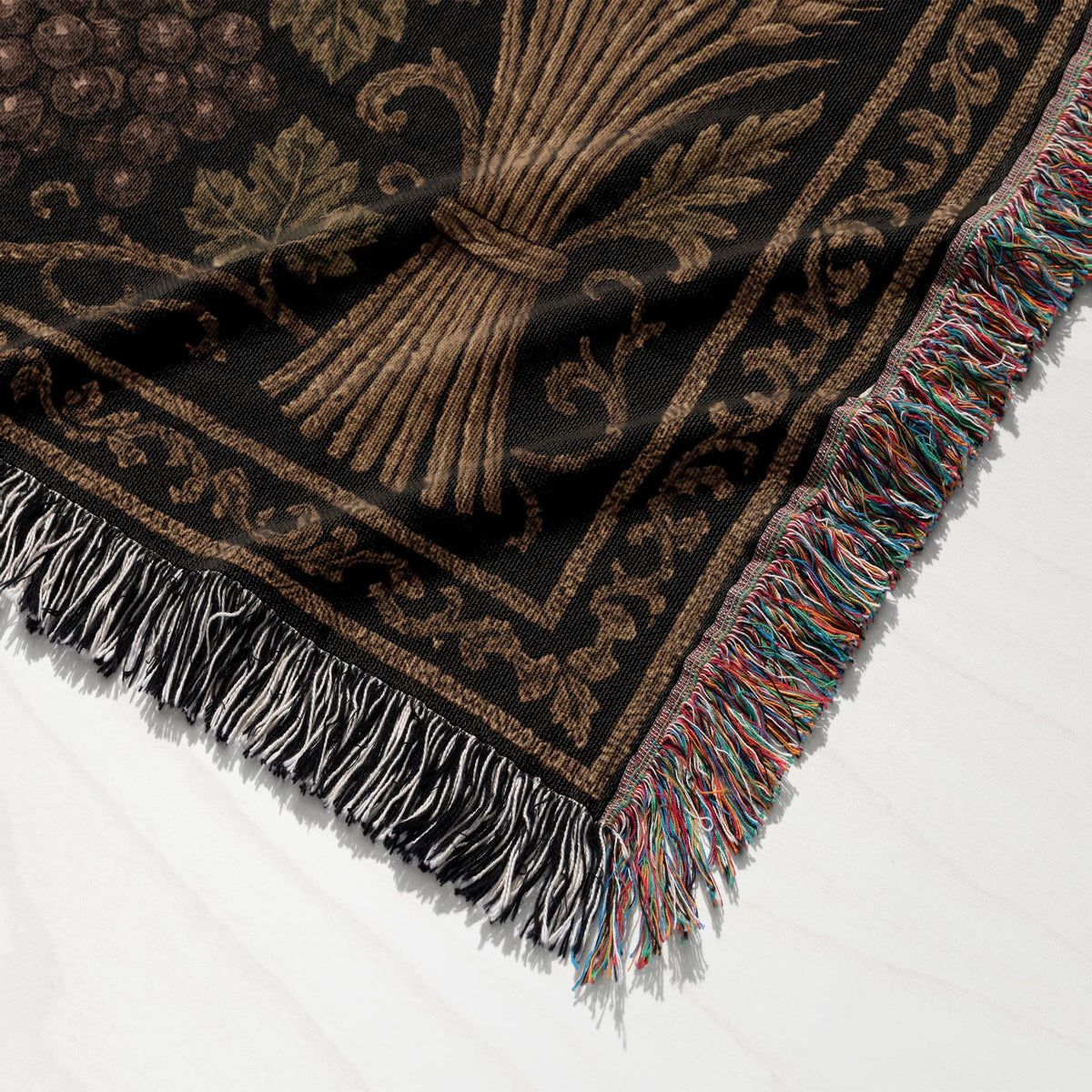 CalmNestStyle Ecclesiastical Majesty Woven Blanket jacquard woven blanket