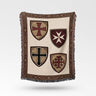 Sacred Shields Templar Woven Blanket