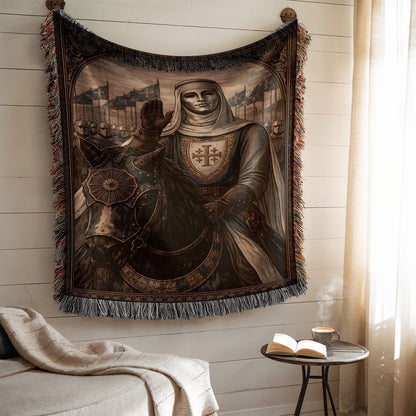 Medieval Knight Tapestry Decorative Wall Hanging