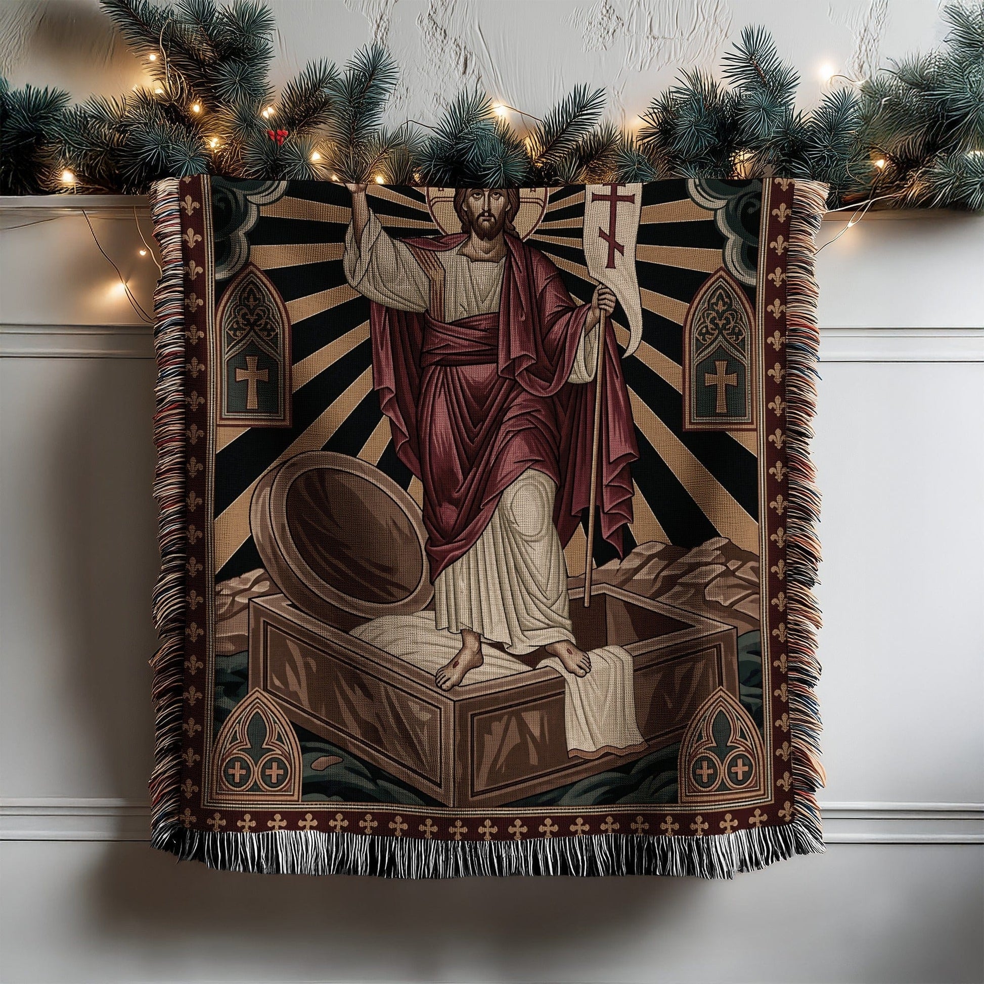 Miraculous Religious Artwork Tapestry for Home Decor