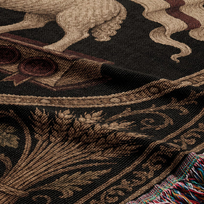 CalmNestStyle Ecclesiastical Majesty Woven Blanket jacquard woven blanket