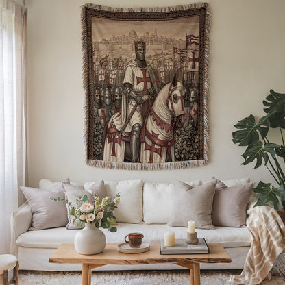 Medieval Knight Wall Tapestry for Home Decor