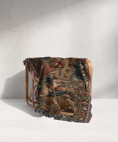CalmNestStyle The Three Kings jacquard woven blanket