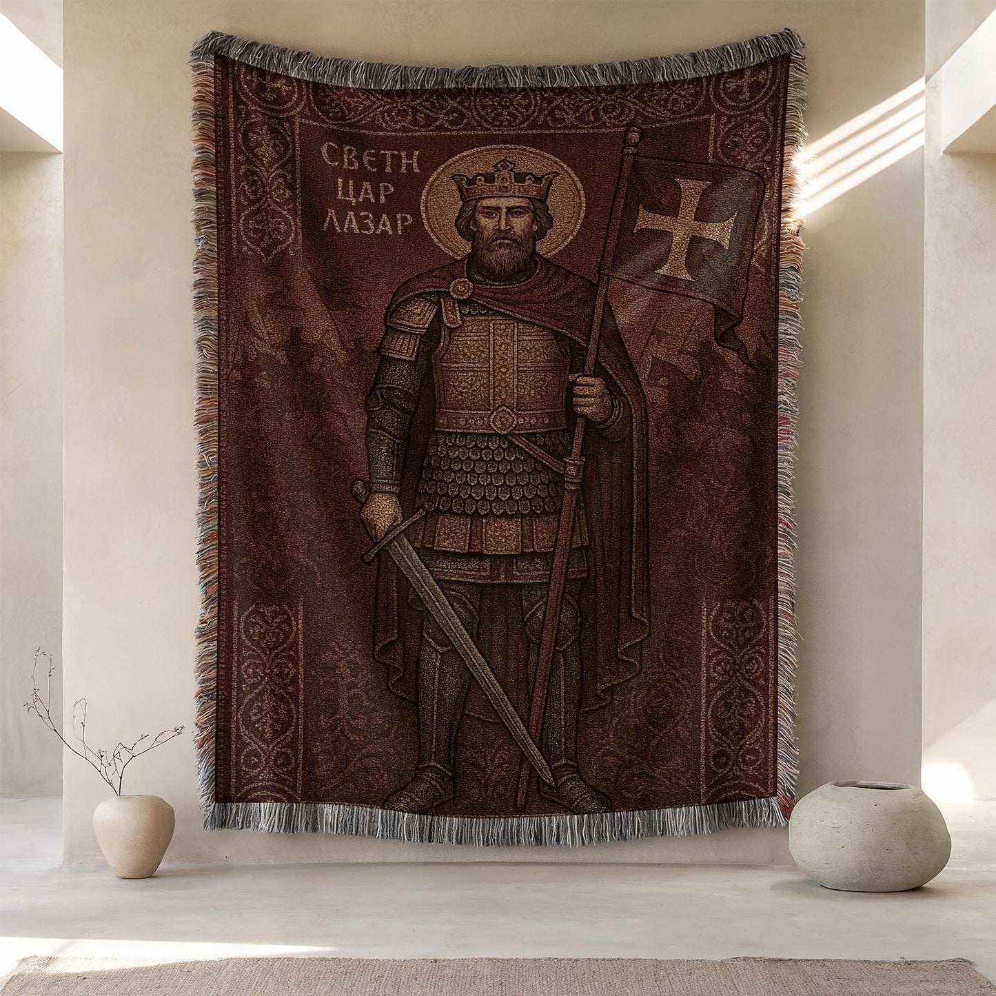 Decorative King Portrait Wall Hanging Tapestry