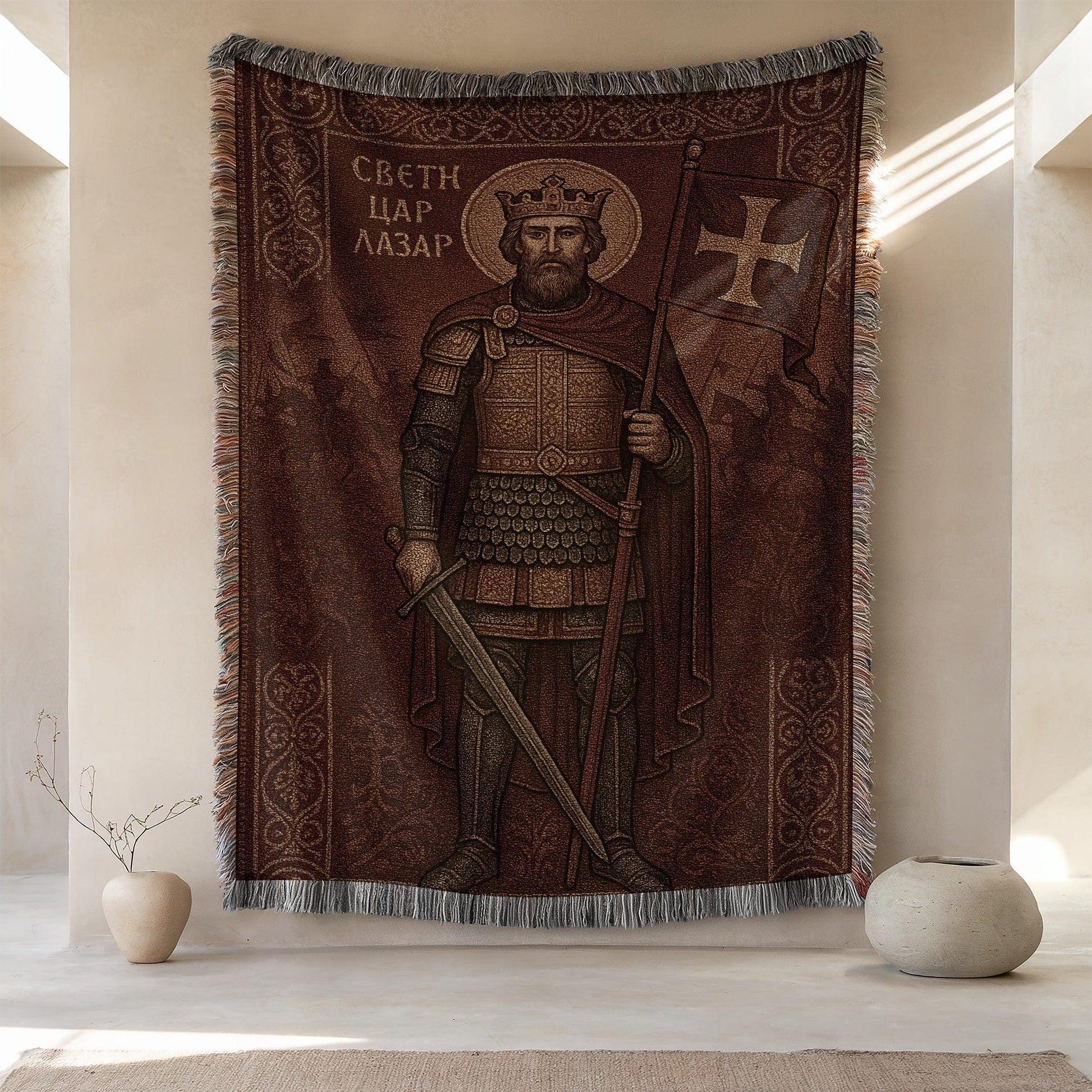 Decorative King Portrait Wall Hanging Tapestry