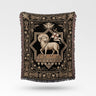 Agnus Dei Sacred Art IV Woven Blanket
