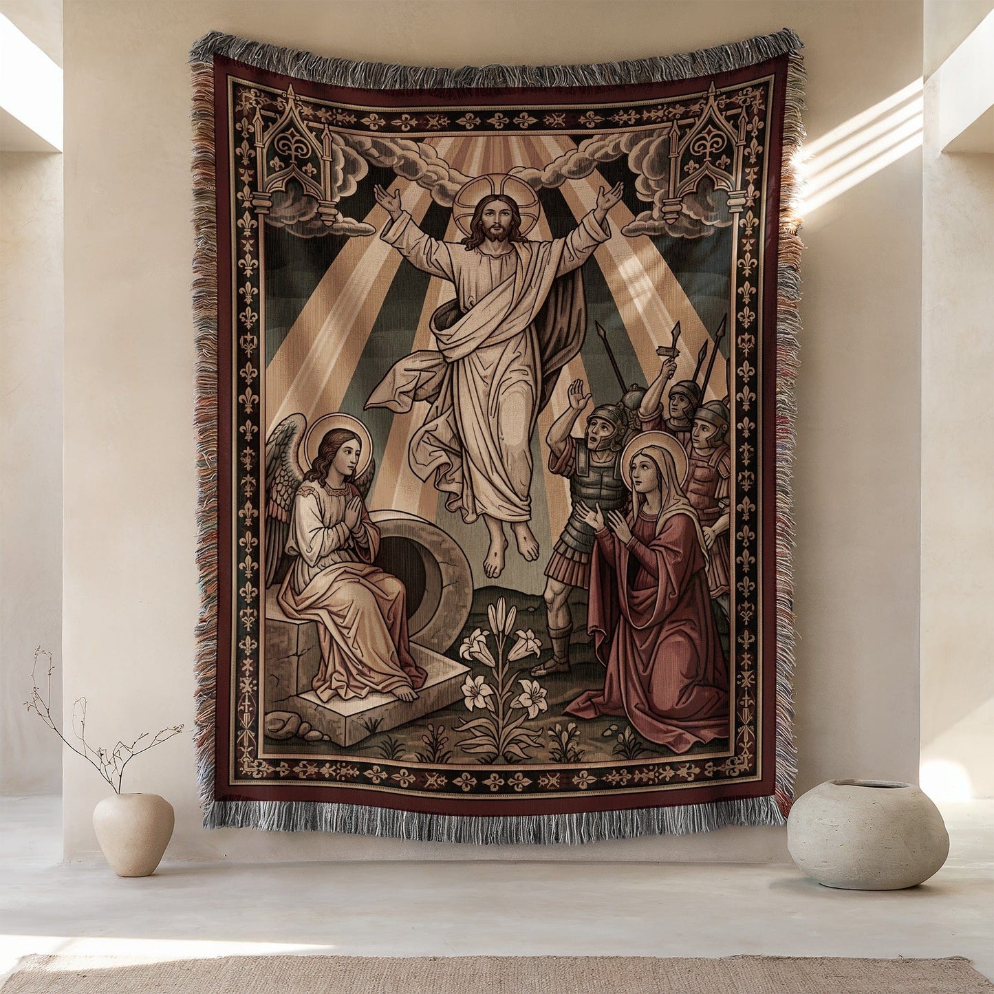 Christian Themed Wall Hanging Tapestry Home Decor