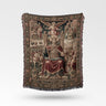 Carolus Magnus Romanorum Imperator Fine Art Tapestry Templar Woven Blanket