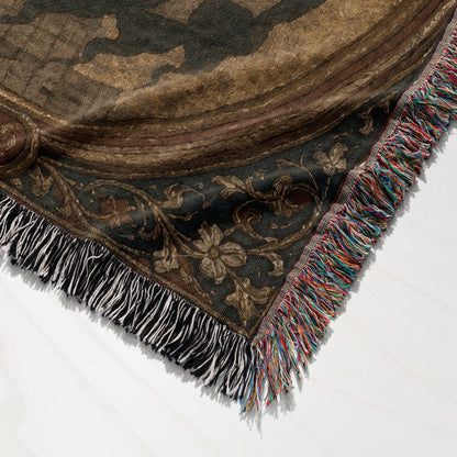 CalmNestStyle Baldwin IV Before His Knights jacquard woven blanket