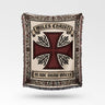 Heritage Templar Cross Woven Blanket